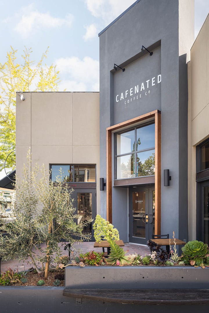 entry at Cafenated Coffee Co / Berkeley / Holder Parlette